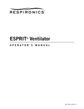 Respironics ESPRIT Operator's Manual