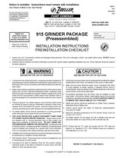 Zoeller 915 Installation Instructions Manual