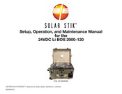 Solar Stik BOS 2000-120 Manual
