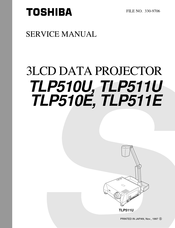 Toshiba TLP510E Service Manual
