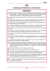 Scott Safety FM3 Manual