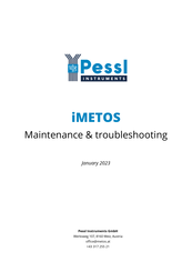 Pessl Instruments iMETOS Maintenance & Troubleshooting