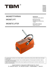 TBM TB1603 Instruction Manual