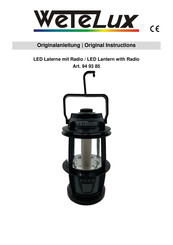 Wetelux 94 93 85 Quick Start Manual