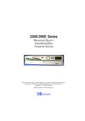 Broadata Communications 250E-TX User Manual