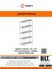 Bilt Trinity TBFPBR-2502 Owner's Manual
