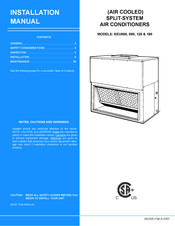 Unitary products group KEU120 Installation Manual