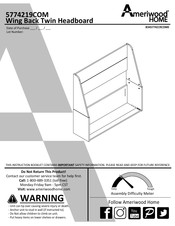 Ameriwood HOME 5774219COM Instruction Booklet