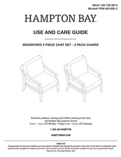 HAMPTON BAY WOODFORD FRN-801820-2 Use And Care Manual