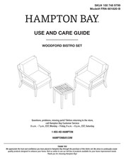 HAMPTON BAY WOODFORD FRN-801820-B Use And Care Manual