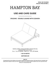 HAMPTON BAY ORLEANS FRN-801960-L Use And Care Manual
