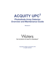 Waters ACQUITY UPC2 Overview And Maintenance Manual