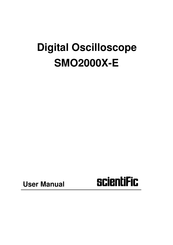 Scientific SMO2000X-E User Manual