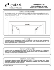 DynaLock 3000 Series Installation Instructions Manual