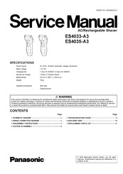 Panasonic ES4035-A3 Service Manual