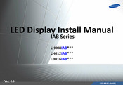 Samsung LH012IAB Series Installation Manual