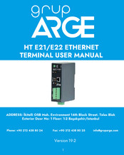GRUP ARGE HT E21 User Manual