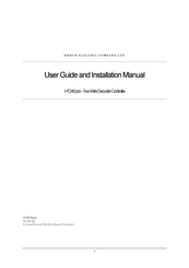 HERON HT240 pro User Manual And Installation Manual