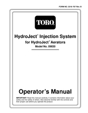 Toro 09830 Operator's Manual