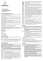 Renkforce 1399992 Operating Instructions Manual