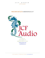 JCF Audio PRELIMINARY JCN User Manual