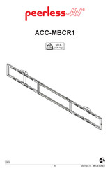 peerless-AV ACC-MBCR1 Manual