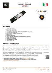 DALCNET SLIM 2CV CASAMBI Device Manual