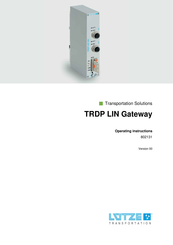 Lütze TRDP LIN Operating Instructions Manual