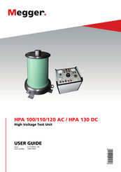 Megger HPA 130 DC User Manual