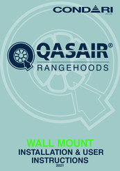 Condari QASAIR JAM 1600L-4 Installation & User's Instructions