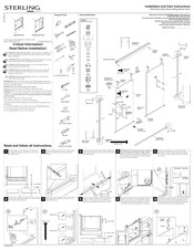 Kohler STERLING 5400 Series Installation And Care Instructions