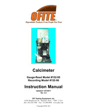 OfiTE 152-95 Instruction Manual