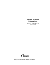 Nordson Pro-Flo II Product Manual