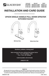 Glacier bay UPSON HD67553-010602 Installation And Care Manual