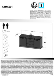Forte KZMK231 Assembly Instruction Manual