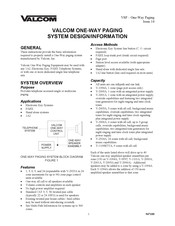 Valcom V-1094A Quick Start Manual