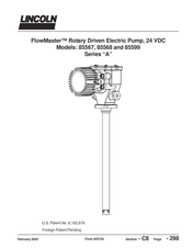 Lincoln FlowMaster 85599 Manual