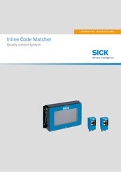 SICK Inline Code Matcher Operating Instructions Manual