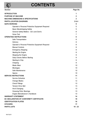 Timberwolf TW 13/75PG Manual