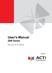 Acti ZNR Series User Manual