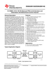 Texas Instruments DS90UB913Q Manual