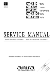 Aiwa CT-X4100 Service Manual