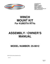 Cycle Country 25-9012 Assembly & Owners Manual