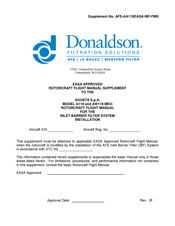 Donaldson AW119 Rotorcraft Flight Manual Supplement