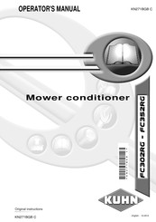 KUHN FC352RG Operator's Manual