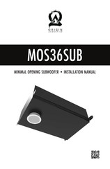 Origin Acoustics MOS36SUB Installation Manual