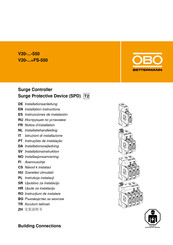 OBO Bettermann V20-2-550 Installation Instructions Manual