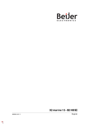 Beijer Electronics X2 marine 15 Manual
