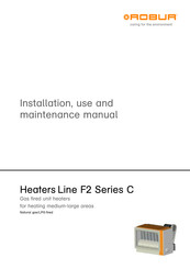 Robur Heaters Line F2 C Series Instructions For Installation, Use And Maintenance Manual