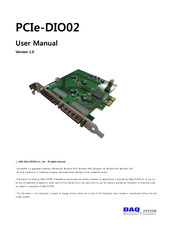 DAQ system PCIe-DIO02 User Manual